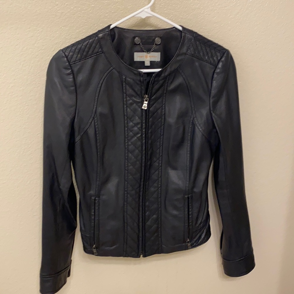 Authentic Tory Burch Leather Jacket